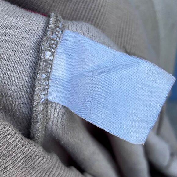 Y2k Velour Track Pants Beige Size Medium 2000s Wide leg Esprit lounge wear - Picture 12 of 12